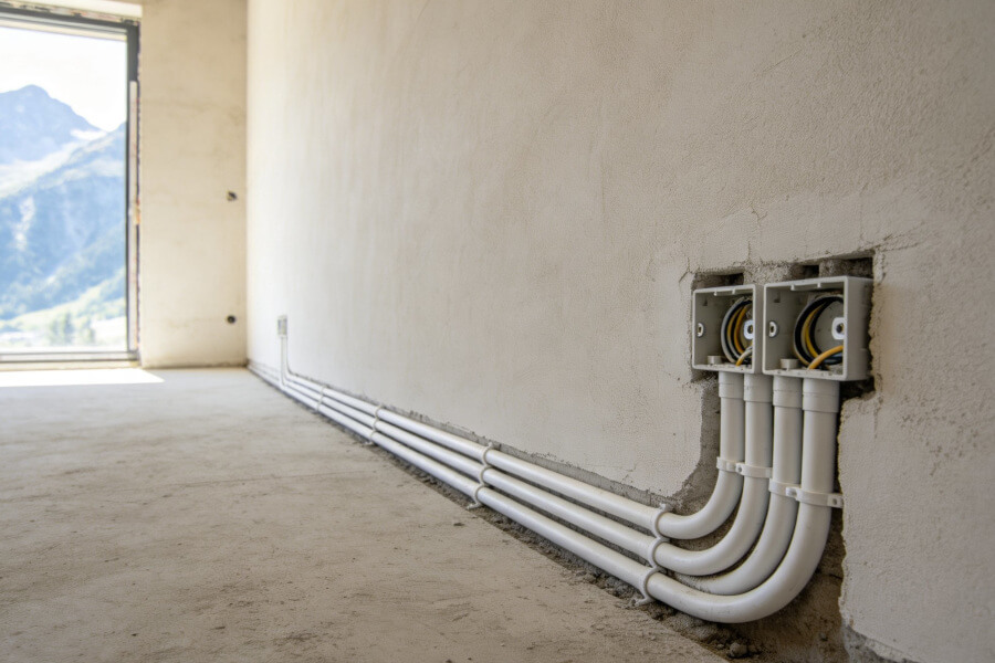 Installation complète résidence neuve, Châtel