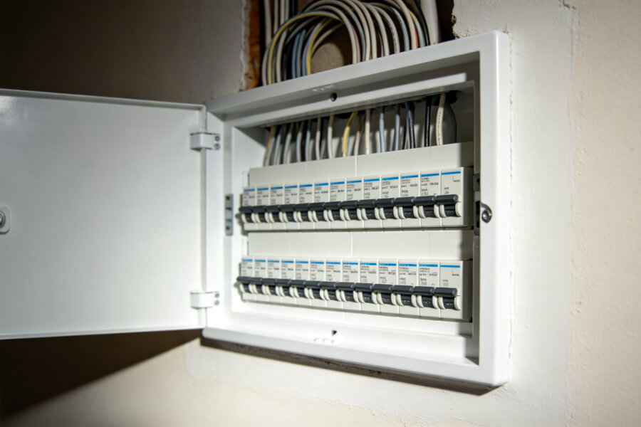 Tableau électrique refait, La Chapelle