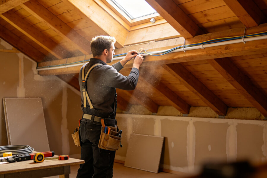 Câblage ou luminaires, rénovation